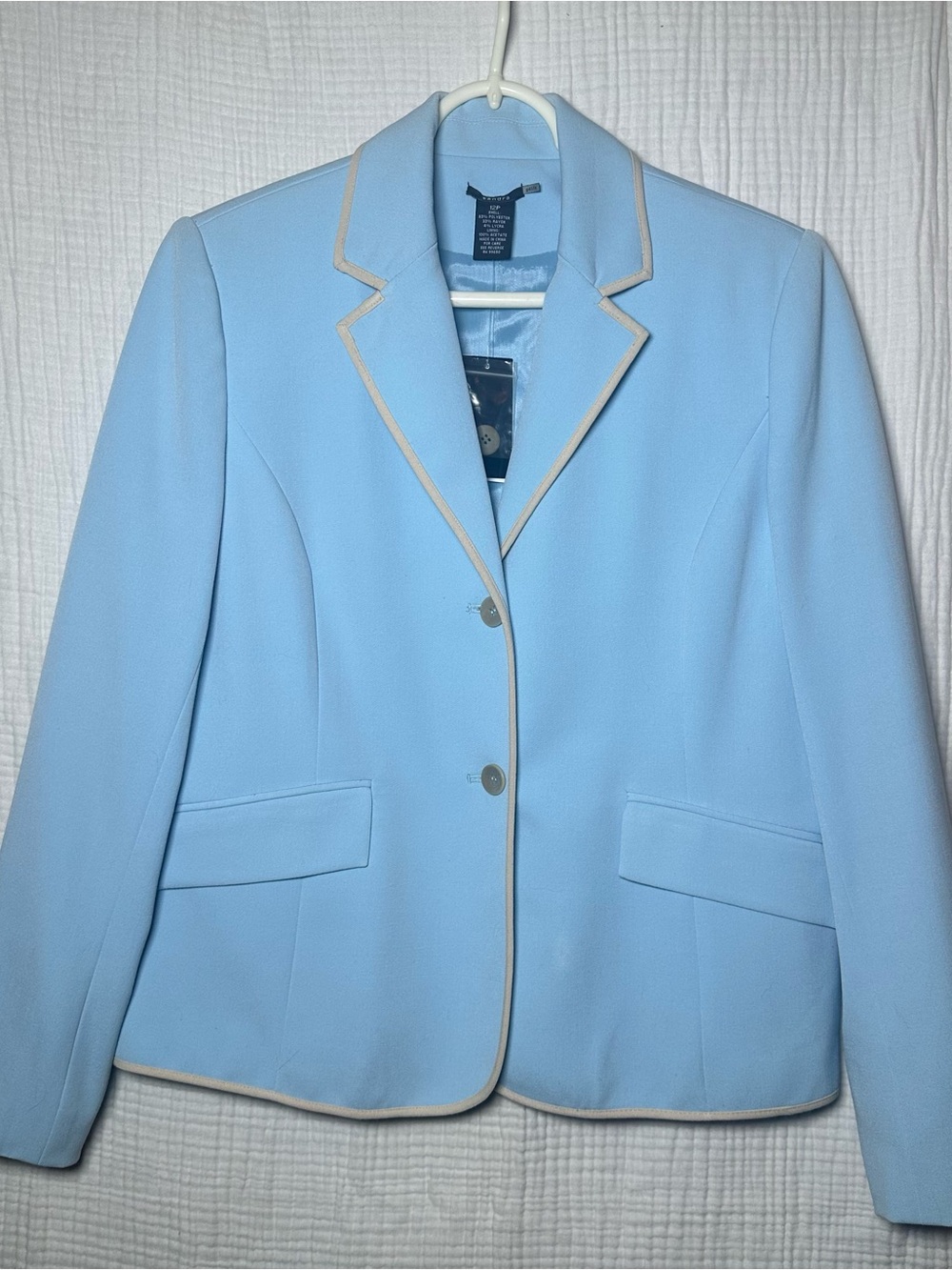 Vintage RARE Women’s Blazer-12P-Academia 80’s-Princess Diana-Powder Blue-NWT